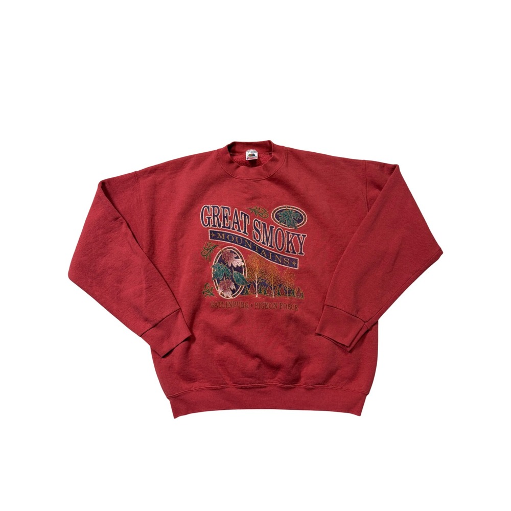 Vintage Great Smoky Mountains Gatlinburg Pigeon Forge Sweatshirt Large